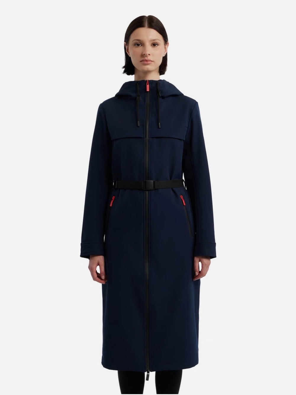 Hunter Crown Velour Bonded Longline Coat - Women's Sz Large